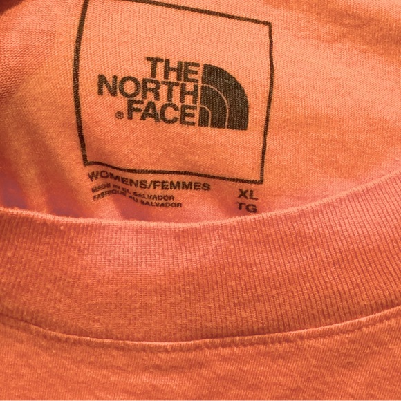 The North Face Women Half Dome Cropped T-Shirt Brilliant Coral Size Xl - Picture 4 of 8